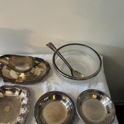 Sliver plate Serving Items 12 Pc (DR)