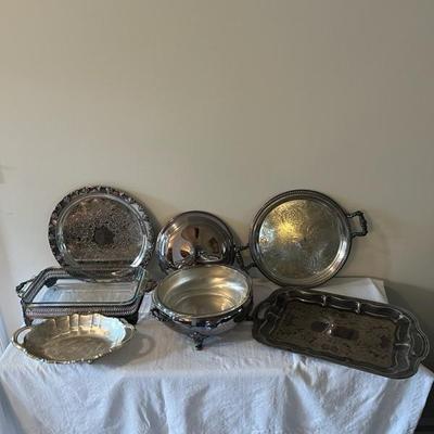 Silver Plate Serving Ware (DR)