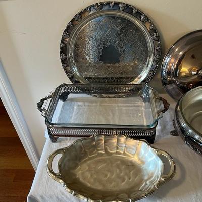 Silver Plate Serving Ware (DR)