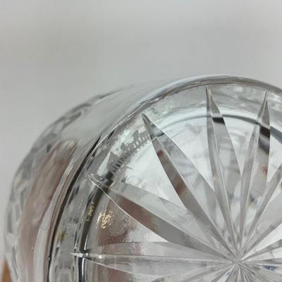 Sale Photo Thumbnail #504: This item is discontinued. Inside of the decanter is spotty, will require professional cleaning. Please refer to photos for condition. 
Measurements:
10.75” in height