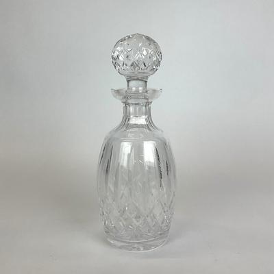 Sale Photo Thumbnail #502: This item is discontinued. Inside of the decanter is spotty, will require professional cleaning. Please refer to photos for condition. 
Measurements:
10.75” in height