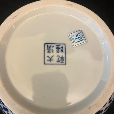 Blue & White Floral Design Dishes (K-MG)