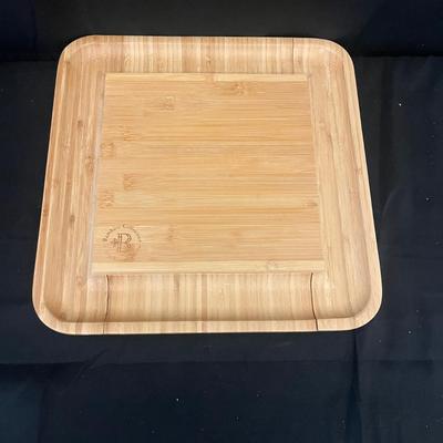 Bamboo Cheese Board Set, Cheese Cutter & More (K-MG)