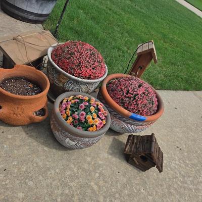 Sale Photo Thumbnail #550: Terra cotta flower pots
Birdhouses