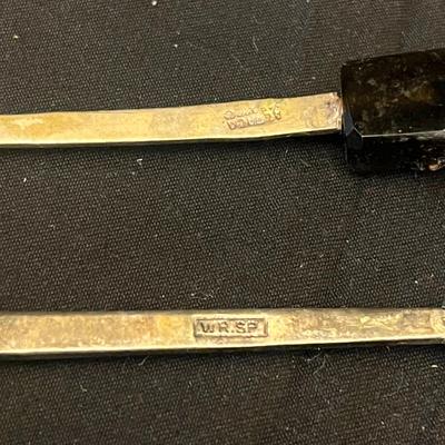 Collection of Souvenir Sterling & Silver Plate Spoons (K-MG)