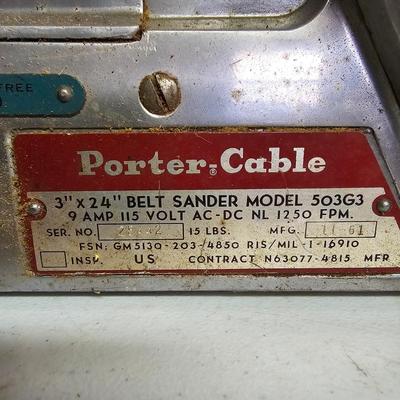 Vintage Porter-Cable Belt Sander (SF-JS)