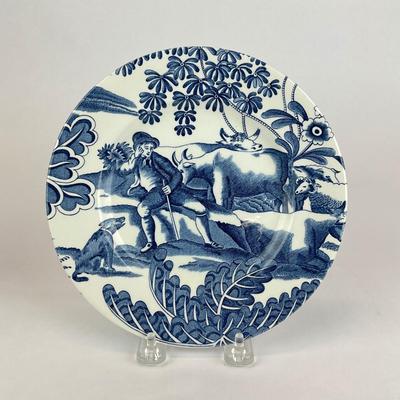 Sale Photo Thumbnail #545: Tiffany Menagerie by Johnson brothers ironstone England.
Plate #4, discontinued 
Measurements:
7.75” in diameter