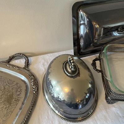 Silver Plate Serving Dishes (DR)