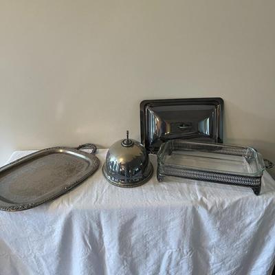 Silver Plate Serving Dishes (DR)