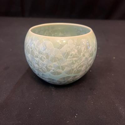 Two Yunomi Tea Cups With Unique Crystal Glazes (K-MG)