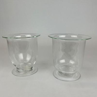 Sale Photo Thumbnail #566: One of the candle holders has some candle residue
Measurements:
6.25” in height, 6” in diameter
