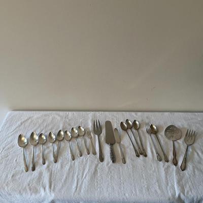 Assorted Silver Plate Dinnerware (DR)