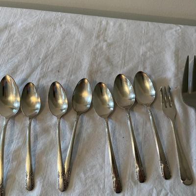 Assorted Silver Plate Dinnerware (DR)