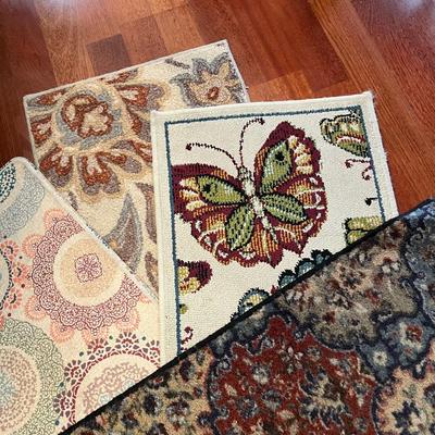 Four Throw Rug Lot (DR)