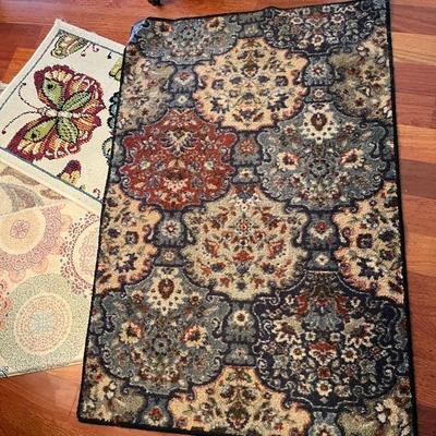 Four Throw Rug Lot (DR)