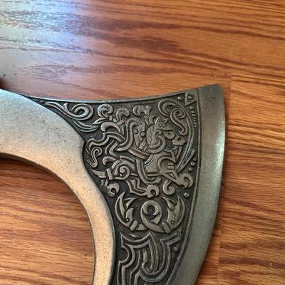 MEDIEVAL VIKING BATTLE AXE