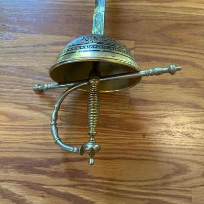 SPANISH TIZONA CUP HILT RAPIER SWORD
