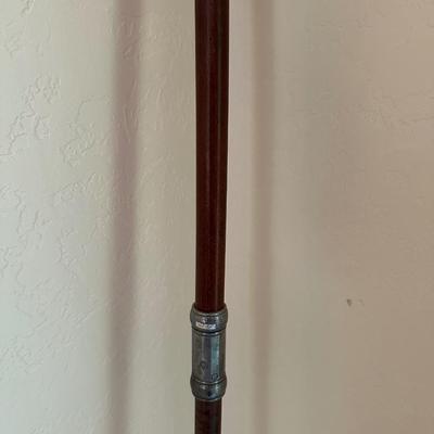 A HALBERD, A TWO-HANDED POLE WEAPON