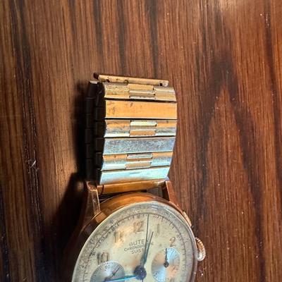 18K GOLD BUTEX WATCH