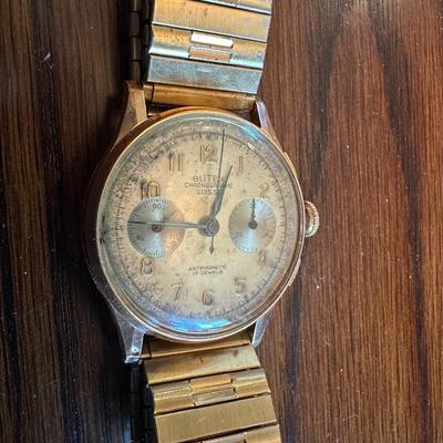 18K GOLD BUTEX WATCH