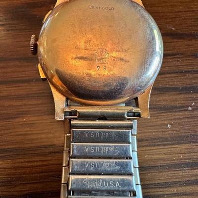 18K GOLD BUTEX WATCH