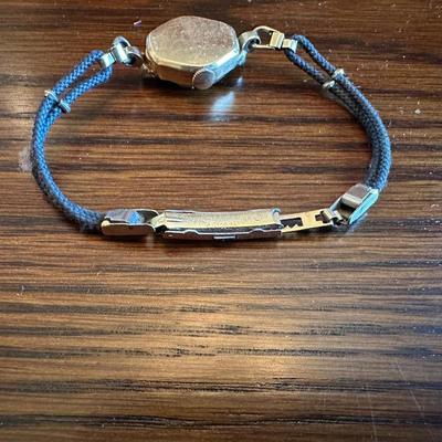 14K GOLD BENRUS WATCH