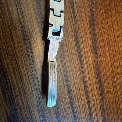 14K GOLD PLATED LADIES WATCH