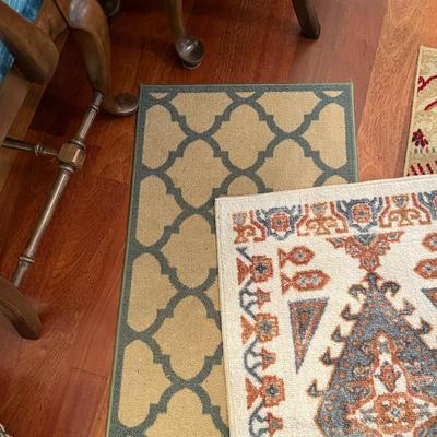 Three Small Throw Rugs (DR)