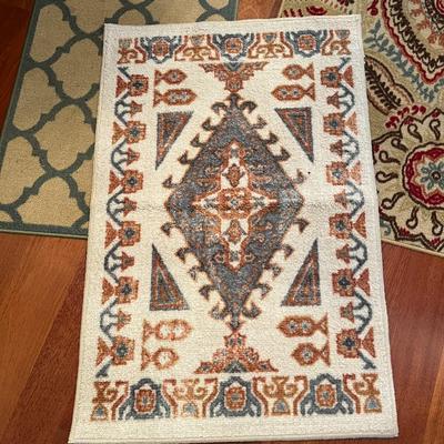 Three Small Throw Rugs (DR)