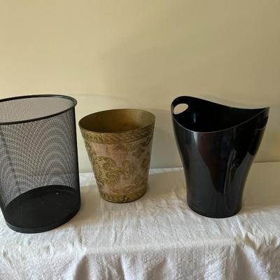 Three Waste Paper Baskets (LR)