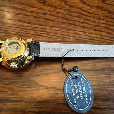 MEN'S STAUER DUMONDE GLOBE WATCH AND A CITIZEN MOON PHASE WATCH
