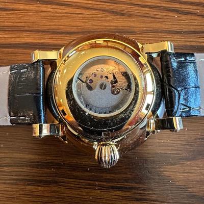 MEN'S STAUER DUMONDE GLOBE WATCH AND A CITIZEN MOON PHASE WATCH