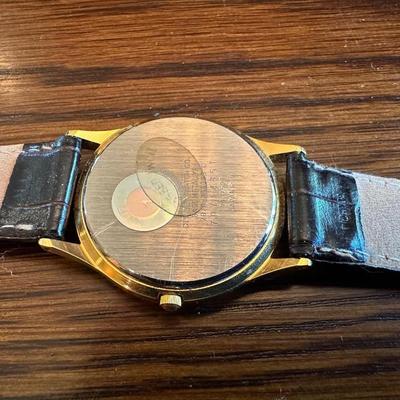 MEN'S STAUER DUMONDE GLOBE WATCH AND A CITIZEN MOON PHASE WATCH