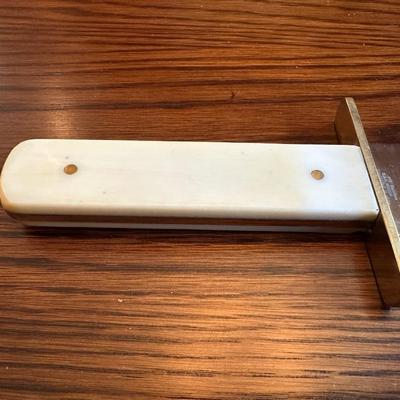 ELK RIDGE BOWIE KNIFE IN LEATHER SHEATH