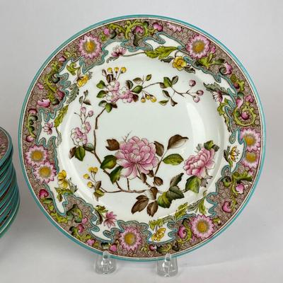 Sale Photo Thumbnail #586: paint is chipping around plates where the light blue trim is.
Measurements:
8.75” in diameter