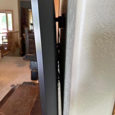 SAMSUNG 55" CLASS QLED 4K SMART TV WITH REMOTE, WALL MOUNT AND TV STAND (if you don't want to mount to a wall)