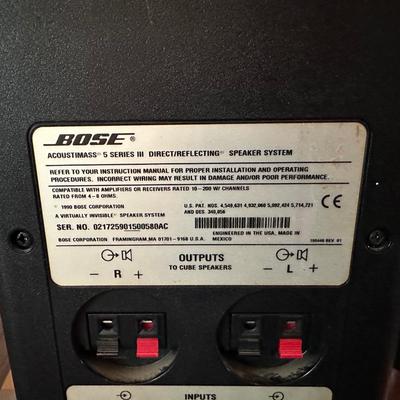 BOSE SURROUND SOUND SPEAKERS WITH A PIONEER RECEIVER