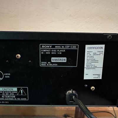 SONY 5 DISC PLAYER AND LG DVD PLAYER BOTH WITH REMOTES