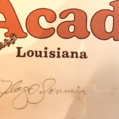 Lot #139 Festival Acadien 1985 Official Poster - Limited Edition, Signed