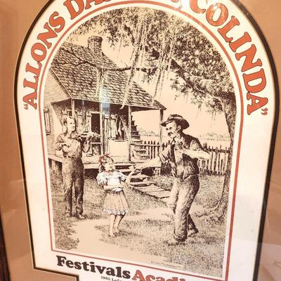 Lot #139 Festival Acadien 1985 Official Poster - Limited Edition, Signed