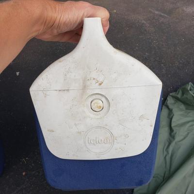 Camping Gear: Rubbermaid Cooler, Radio Shack NOAA Radio, & More (G-KD)