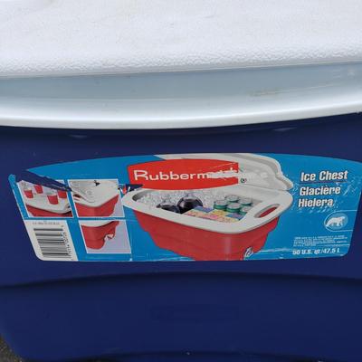 Camping Gear: Rubbermaid Cooler, Radio Shack NOAA Radio, & More (G-KD)