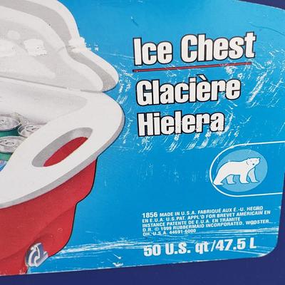 Camping Gear: Rubbermaid Cooler, Radio Shack NOAA Radio, & More (G-KD)