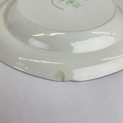 Sale Photo Thumbnail #632: has flea bite paint chips on trim, also one chip on a plate
Measurements:
10.25” in diameter