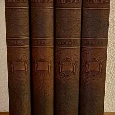 California And Californians 1930 Four Volume Set Hardcover Books