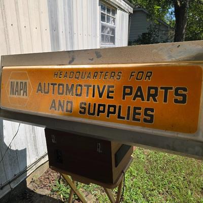Light up vintage napa sign