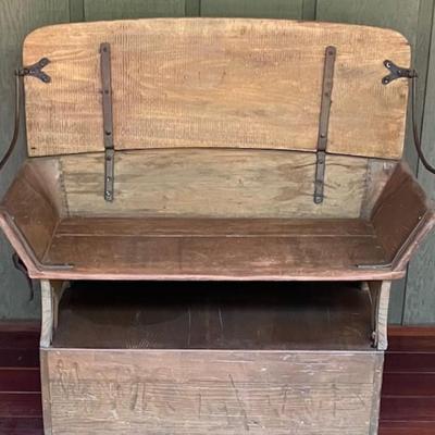 Antique Buggy Seat