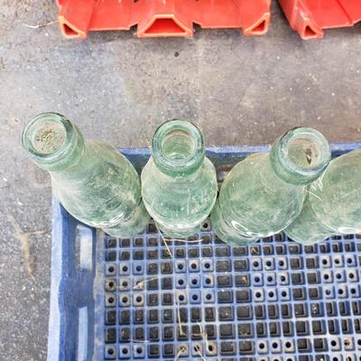 Glass Coca-Cola Bottles, Diet Rite Cola Bottles, and Plastic Crates (G-KD)