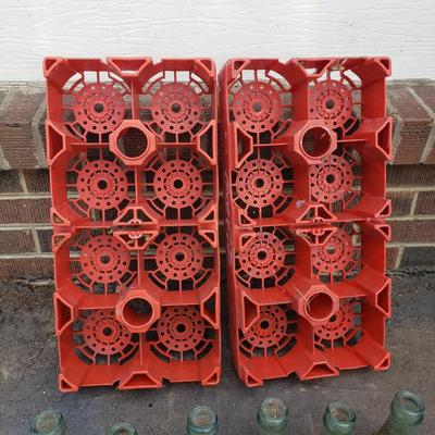 Glass Coca-Cola Bottles, Diet Rite Cola Bottles, and Plastic Crates (G-KD)