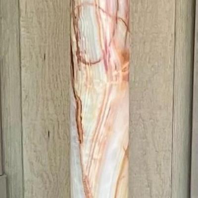 Vintage Onyx & Marble Column Pedestal